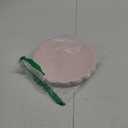 30 Pcs Large Scalloped Paper Plates 9.5 Inch Shell Edge Disposable Dinner Plates for Birthday Wedding Baby Shower Party Decorations(Light Pink)