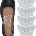 Arch Support Inserts Women, Customizable 3-Height System for Plantar Fasciitis, Non-Slip Invisible Bio-Gel, Butterfly Contour for Heels, Flats & Sandals (2 Pairs, Medium Arch)