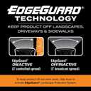 Scotts Turf Builder EdgeGuard DLX Broadcast Spreader - Spreader for Lawn Fertilizer, Weed & Insect Control, Grass Seed, and Ice Melt, Holds Up to 15,000 sq. ft. of Product, Single Pack, Deluxe