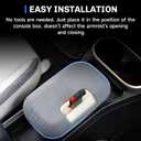 SXCY for 2025 2026 Mini Cooper Center Console Organizer [F65 F66 Gas Version Only] for 2025 2026 Mini Cooper Accessories Front Center Console Tray 2026 Cooper Armrest Console Organizer Storage