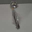 meekoo 3 Pieces Stainless Steel Ladle Soup Handle Ladle with Pouring Rim for Kitchen Cooking Soup Sauce(4 oz)