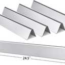 Hongso 65944 65935 24.5 Inch Stainless Steel Flavorizer Bars Grill for Weber Genesis 300 Series E-310, E-320, S-310, S-320 Gas Grill (2007-2010 with Side-Controls Panel), Replacement Parts 7539 7540