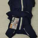 SlowTon Dog Surgery Recovery Suit - Zipper On Dog Onesies After Surgery for Female Male Dogs, Abdominal Wounds Bandages Cone/E-Collar Alternative Dogs Surgical Body Suit (Dark Blue,M)