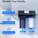 Waterdrop WHF21-BG 2-Stage Whole House Water Filter System, 5 Micron