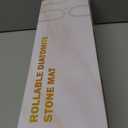 Large Stone Drying Mat for Kitchen Counter, Quick Drying Foldable Dish Drying Mat, Super Absorbent Diatomaceous Earth Drying Mat for Dishes Bottles Cups, Match Any Countertop (Grey, 22.8"x15.4") (Gray)