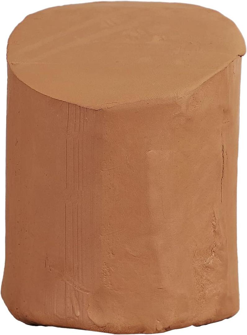 5 lbs Low Fire Pottery Clay for Sculpting, Beginners, and Advance- Terra Cotta, Cone 06. Earthware Potters Throwing Clay. Ideal for Wheel Throwing, Hand Building, Firing and More
