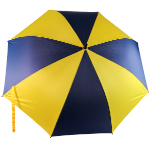 PICNIC TIME 5.5 Ft Outdoor Canopy Sunshade Beach Umbrella, Beach Chair and Small Patio Umbrella, (Blue/Yellow)