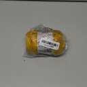 120g Gold Sparkle Yarn for Crocheting and Knitting; 120m(144yds) for Beginners with Easy-to-See Stitches; Worsted-Weight Medium #4; Yarn for Beginners Crochet Kit Making