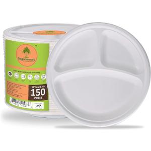 Bagasseware Biodegradable  3c Dine Ware 600 10" Plates