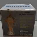 AM Bakhoor Charcoal Incense Burner  Luxury Gold Frankincense Resin Burner for Oud, Bakhoor, Incense Sticks & Cones  Decorative Metal Holder with Removable Lid & Safe Flame Control (Gold)