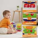 Montessori Toys for Toddlers 1-3 with LED Lights and Music, Sensory Toys Birthday Gift for Baby Boys Girls Ages 2 3 4 5