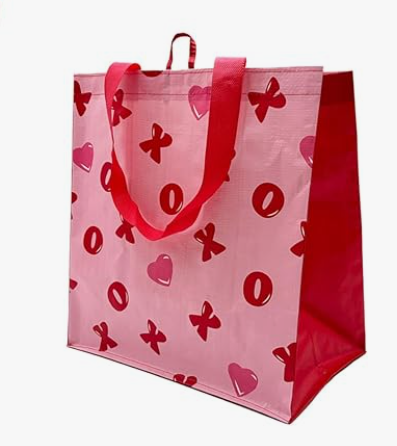 Earthwise Reusable Grocery Bags – Valentine’s Day Gift Totes, Foldable & Water‑Resistant Shopping Bags, Durable Multi‑Use Eco Bags