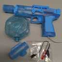 Electric Water Gun for Kids & Adults - Automatic Squirt Gun with Muzzle Flash & Water Spray Sound, Summer Outdoor Water Blaster Pistol Pool Beach Party Toys for Boys Girls(Blue)