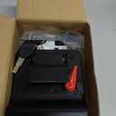 Kohree Upgraded RV Door Lock Replacement with Paddle Deadbolt, 100% Zinc Alloy, Camper Door Handle Latch, RV Enclosed Travel Trailer Entry Door Lock with Keys for Camper Horse Trailer Cargo, Black