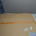 Marvelux Tempered Glass Office Chair Mat for Carpet & Hardwood Floors Clear Carpeted & Hard Floor Protector, Executive Thick Chair Mat for High & All Pile Carpets & Hard Wood with No Slip Pads 36x40