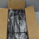 Hanging Towel Racks for Bathroom No Drill - 6-Tier Over The Door Bath Towel Storage Organizer for Small Bathrooms - Tiered Back of Door Towel Holder Hanger for Rolled Towels RV Camper Black