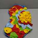 Snuffle Mat for Dogs, 25"x 25" Activity Feeding Mat for Small and Medium Pets, Interactive Feed Game for Boredom, Slow Feeder Puzzle Toys for Training and Brain Stimulating