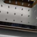 NearMoon Square Rain Shower Head With Extension Arm, Large Stainless Steel Rainfall Shower-Waterfall Full Body Coverage (12 Inch, Chrome)