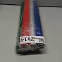 SYOGUA Transparent Colored Cellophane Wrap Roll - 6 Colors, 34 in x 16.4 ft Cellophane Paper Rolls - Red, Purple, Green, Gold, Blue, Clear Cellophane Wrap for Gift Baskets, Treats Wrapping, Crafts