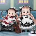 Cute Blind Box Kawaii Figures,Collectible BJD Doll with 1/12 Scale Removable ClothesSurprise Gift Single Random Mystery Box-Myriad Lolita Series