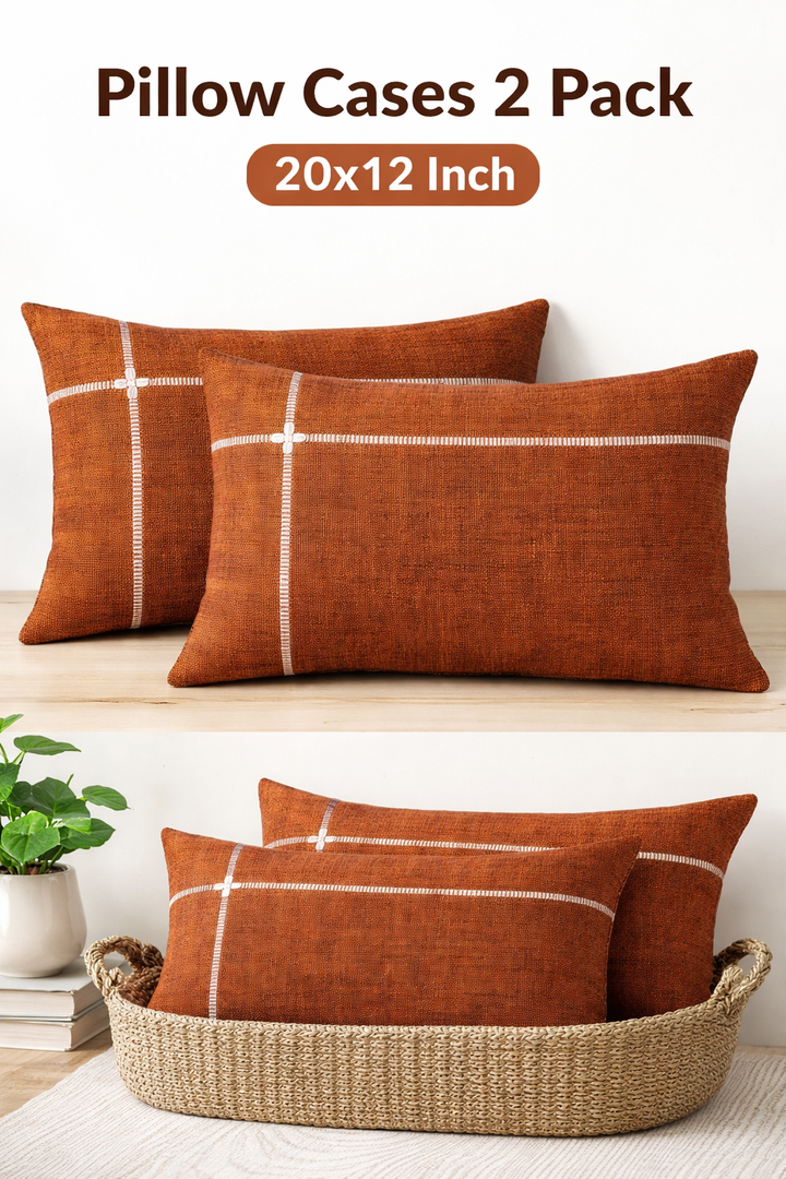 Pillow Cases 2 Pack 20x12 Inch