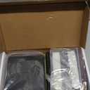 AUTOUTLET 2Pcs Adjustable Folding Drink Holder Can Hold Mugs Beverage Holder Stick on Cup Holder with Screws for Cars,Trucks, RVs, Vans, Boats,Marine(Black)