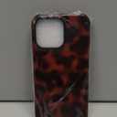 NITITOP Compatible with iPhone 16 Pro Max Case Magnetic Compatible with MagSafe Cute Leopard Amber Aesthetic Tortoise Design for Women Men Girls Soft TPU Shockproof Protective Cover - Brown