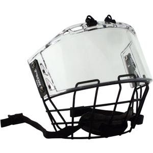 TronX S920 Senior Full Hockey Helmet Cage & Shield Clear Certified Anti-Fog/Anti-Scratch Combo Hybrid - Upgraded New 2025 Model
