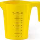Multi Measuring Cube Cup for Cooking and Baking, Helps with Organization and Reduce Clutter, All in One Measuring Kitchen Device  Great Gift Yellow