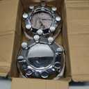 Fit F250 F350 SD 4x4 Chrome Wheel Center Hub Caps 8 Lug Rim Lug Cover Hubs