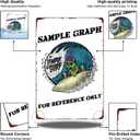 Funny Girl Who Loves Christmas Vintage Metal Tin Sign Wall Decor Poster Retro Aluminum Sign for Home Family Courtyard Coffee Bar Wall Decor Art 8x12 Inch