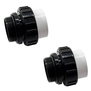 Trucktok 21063-200-000 2" MIP x 2" PVC Pool Pump High Tem Unions Replacement for Pool Pumps 40 Male Adapters (2)