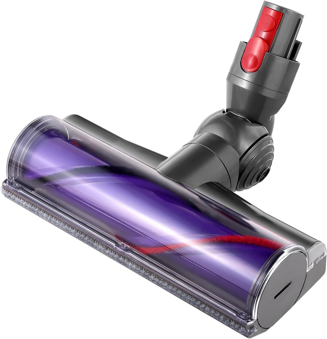 Direct Drive Cleaner Head Turbine Floor Tool for Dyson V7 V8 V10 V11 V15 Cyclone Cordless Vacuum Cleaner Replacement Parts, Motorhead Cleaner Head Brush Turbine Tool, Part No. 967483-04