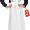 fun shack Victorian Maid Costume, Long Sleeve Dress for Women, Elegant Maid Outfit, Classic Victorian Style (Medium)