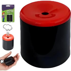 Novelty Squeeze Pooter Fart Machine with Realistic Sound Effects - Pocket-Size Prank Noisemaker,Joke Toys, Prank Farting Toys Rubber, Makes The Most Realistic Sounds for Party Gift Toy (Red)