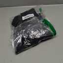 Haloumoning Girls Contrast Mesh Puff Short Sleeve Dress Kids High Waist A Line Casual Dresses with Pockets 4-14 Years