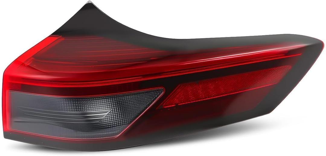 Right Outer Rear Tail Light Assembly Compatible with 2021 2022 2023 2024 Rogue Red Not Halogen Taillight Tail Lamp Passenger Side NI2805122 265506RR0A (Right)