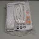 Uvital Big Button Phone for Seniors, Corded Landline Phones for Seniors with 8 One-Touch Dialing Big Buttons and 1 SOS Emergency Button, Hands-Free, Loud Ringer, Easy to Use (White)