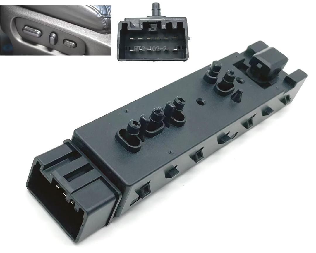 Front Passenger Side Electric Power Seat Adjustment Control Switch Compatible with Ford F150 F250 F350 Explorer Expedition 2006-2019 Lincoln MKX 2006-2019 Mercury 06-11 9L3Z14A701FA 6H6Z14A701FA