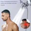 All Metal 12 Inch Rain Shower Head with Handheld Built-in Power Wash Mode, Body Spray Jets with Handheld Spray Combo, 71 Inch Long Hose, 14 Inch Extension Arm, 3-Way Diverter (Chrome)