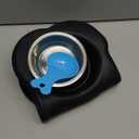 Hubulk Pet Dog Bowls 2 Stainless Steel Dog Bowl with No Spill Non-Skid Silicone Mat + Pet Food Scoop Water and Food Feeder Bowls for Feeding Dogs Cats Puppies (S, Black)