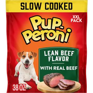 Pup-Peroni Lean Beef Flavor Dog Treats, 38 Oz. Bag (EXP 11/07/26)