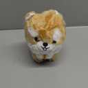 LANFIRE Dog Plush Stuffed Animal,Simulated Plush Toy,Cuddly Plush Pillow Animal,Gifts for boy Girl (Orange, 9.8 in)