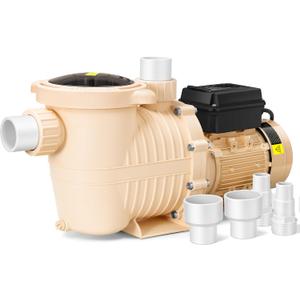 VIVOHOME 1.5HP 115V Variable Speed Pool Pump, Self-Priming Energy Saving, 1.5" & 2" Inlet w/Strainer Basket for in/Above Ground Pools