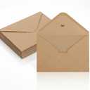 Mr. Pen- Kraft Envelopes, 39 Pack, 5 x 7 Inch, A7 Envelopes, Brown Envelopes, Card Envelopes, Kraft Paper Envelopes, Invitation Envelopes, Postcard Envelopes