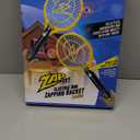 ZAP iT! Electric Fly Swatter Racket & Mosquito Zapper with Blue Light Attractant - High Duty 4,000 Volt Electric Bug Zapper Racket - Fly Killer USB Rechargeable Fly Zapper Indoor Safe - 2 Pack, Yellow (Large)
