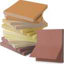 Mr. Pen- Sticky Notes, 3x3, 12 Pads, 600 Sheets, Vintage Brown Sticky Notes 3x3, Stocky Notes for Bible Journaling