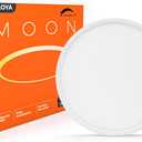 TALOYA Dimmable Flush Mount LED Ceiling Light,3 Color in One (3000K/4000K/6500K) White 12inch 20W=200W Round Flush Mount Light Fixture for Bedroom Kitchen
