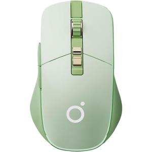 Wireless Gaming Mouse Tri-Mode 2.4Ghz/Bluetooth 5.0/Wired USB-C with RGB LED Backlit 5-Level DPI Rechargeable Ergonomic Silent Optical Mice for iMac/MacBook/Computer/Laptop, Matcha Green