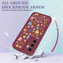 Case for Samsung Galaxy A35 5G, Silicone Shockproof Cover Women